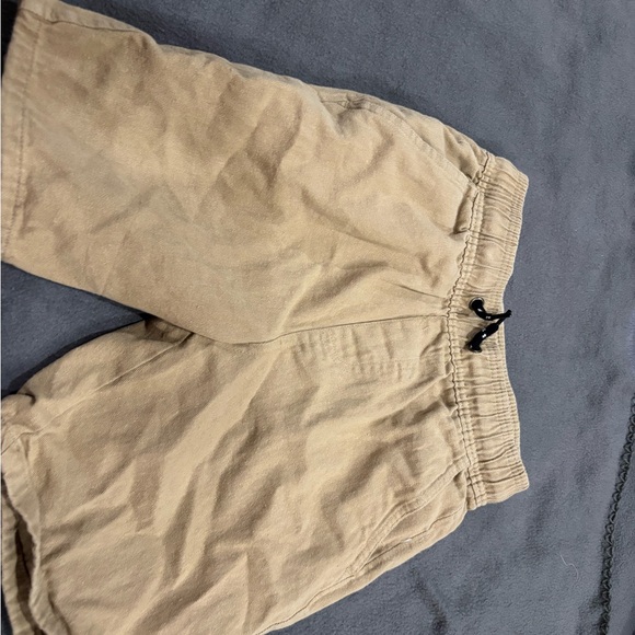 Casual Beige Drawstring Shorts - Picture 1 of 2